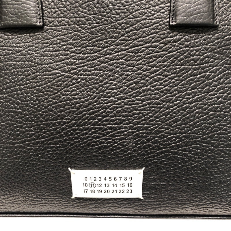 メゾン マルジェラ Maison Margiela ５AC　デイリーバッグ SB1WD0001 ブラック レザー メンズ ハンドバッグ