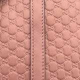 グッチ GUCCI 2WAYハンドバッグ 449654 ピンク GD金具 マイクログッチシマ レディース ショルダーバッグ