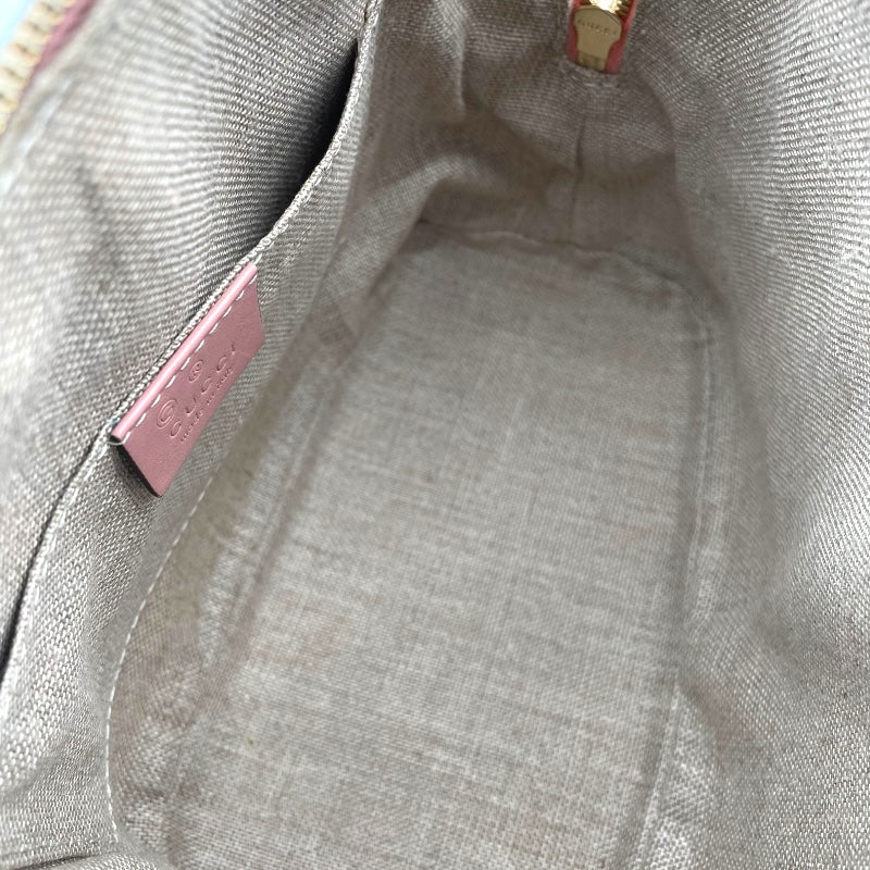 グッチ GUCCI 2WAYハンドバッグ 449654 ピンク GD金具 マイクログッチシマ レディース ショルダーバッグ