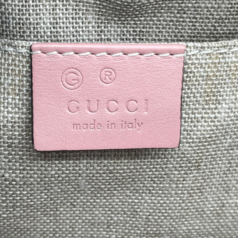 グッチ GUCCI 2WAYハンドバッグ 449654 ピンク GD金具 マイクログッチシマ レディース ショルダーバッグ