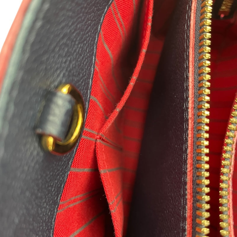 ルイ・ヴィトン LOUIS VUITTON モンテーニュBB M42747 モノグラム・アンプラント レディース ショルダーバッグ