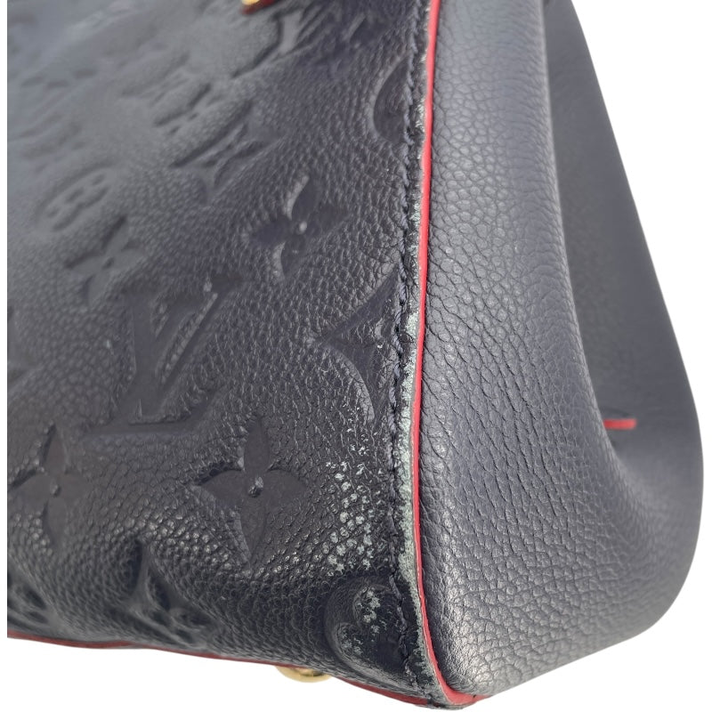 ルイ・ヴィトン LOUIS VUITTON モンテーニュBB M42747 モノグラム・アンプラント レディース ショルダーバッグ