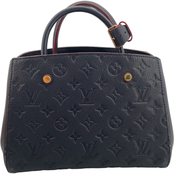 ルイ・ヴィトン LOUIS VUITTON モンテーニュBB M42747 モノグラム・アンプラント レディース ショルダーバッグ