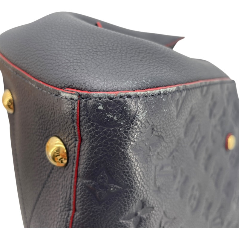 ルイ・ヴィトン LOUIS VUITTON モンテーニュBB M42747 モノグラム・アンプラント レディース ショルダーバッグ
