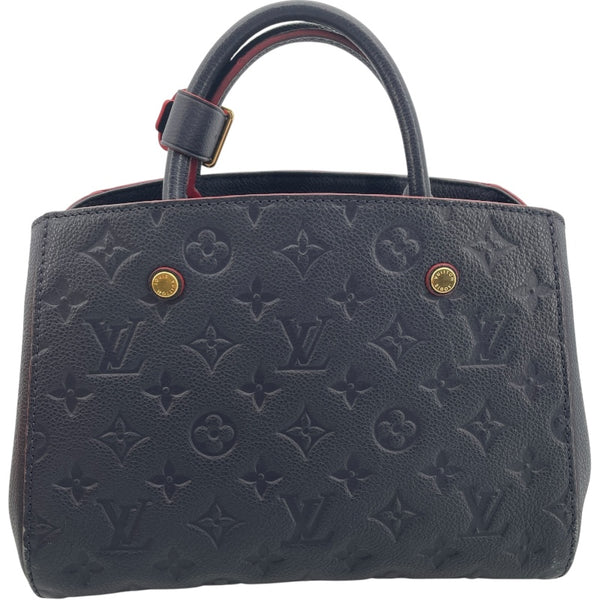 ルイ・ヴィトン LOUIS VUITTON モンテーニュBB M42747 モノグラム・アンプラント レディース ショルダーバッグ
