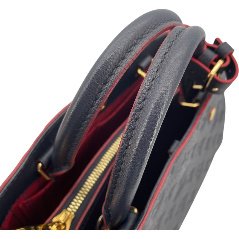 ルイ・ヴィトン LOUIS VUITTON モンテーニュBB M42747 モノグラム・アンプラント レディース ショルダーバッグ