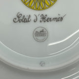 エルメス HERMES プレート ホワイト イエロー ポーセリン ユニセックス 食器