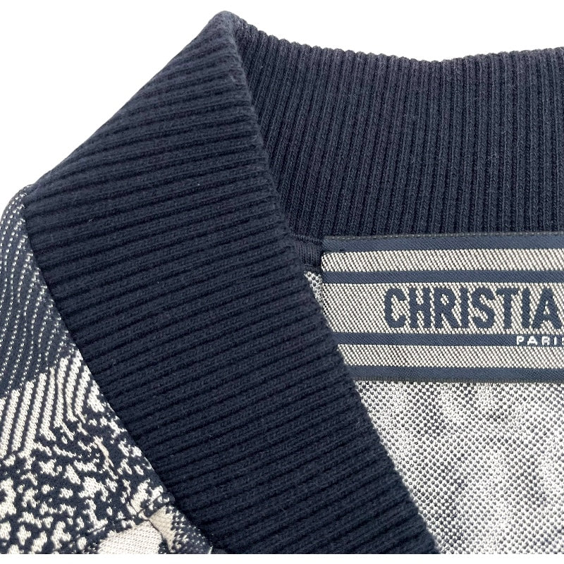 クリスチャン・ディオール Christian Dior オブリーク総柄ブルゾン 143G33A4057 ホワイト ビスコース レディース ブルゾン