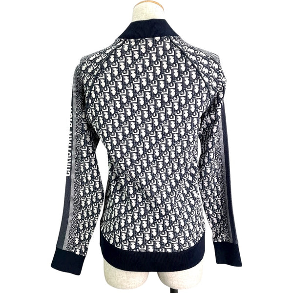 クリスチャン・ディオール Christian Dior オブリーク総柄ブルゾン 143G33A4057 ホワイト ビスコース レディース ブルゾン