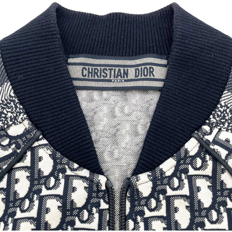 クリスチャン・ディオール Christian Dior オブリーク総柄ブルゾン 143G33A4057 ホワイト ビスコース レディース ブルゾン