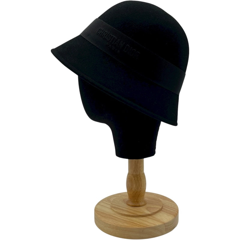 クリスチャン・ディオール Christian Dior D‐Tulipeクロシュハット 41DIO985A130 ブラック ラビット レディース その他ファッション雑貨