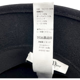 クリスチャン・ディオール Christian Dior D‐Tulipeクロシュハット 41DIO985A130 ブラック ラビット レディース その他ファッション雑貨