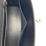 エルメス HERMES ケリー32 内縫い □C刻印 ブラック マットSV金具 エバーカーフ レディース ショルダーバッグ