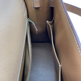 エルメス HERMES ケリー32 外縫い 〇Y刻印 ナチュラル GD金具 クシュベル レディース ショルダーバッグ