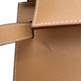エルメス HERMES ケリー32 外縫い 〇Y刻印 ナチュラル GD金具 クシュベル レディース ショルダーバッグ
