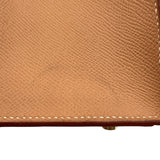 エルメス HERMES ケリー32 外縫い 〇Y刻印 ナチュラル GD金具 クシュベル レディース ショルダーバッグ