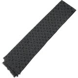 ルイ・ヴィトン LOUIS VUITTON マフラー モノグラム・クラシック M78526 グレー ウール メンズ マフラー