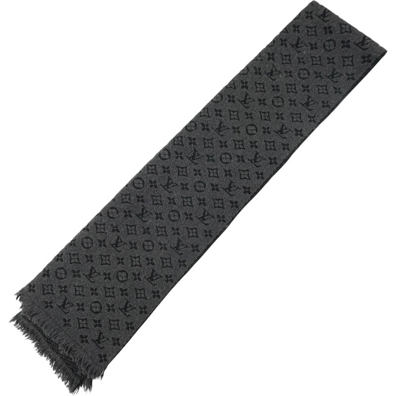 ルイ・ヴィトン LOUIS VUITTON マフラー モノグラム・クラシック M78526 グレー ウール メンズ マフラー