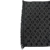 ルイ・ヴィトン LOUIS VUITTON マフラー モノグラム・クラシック M78526 グレー ウール メンズ マフラー