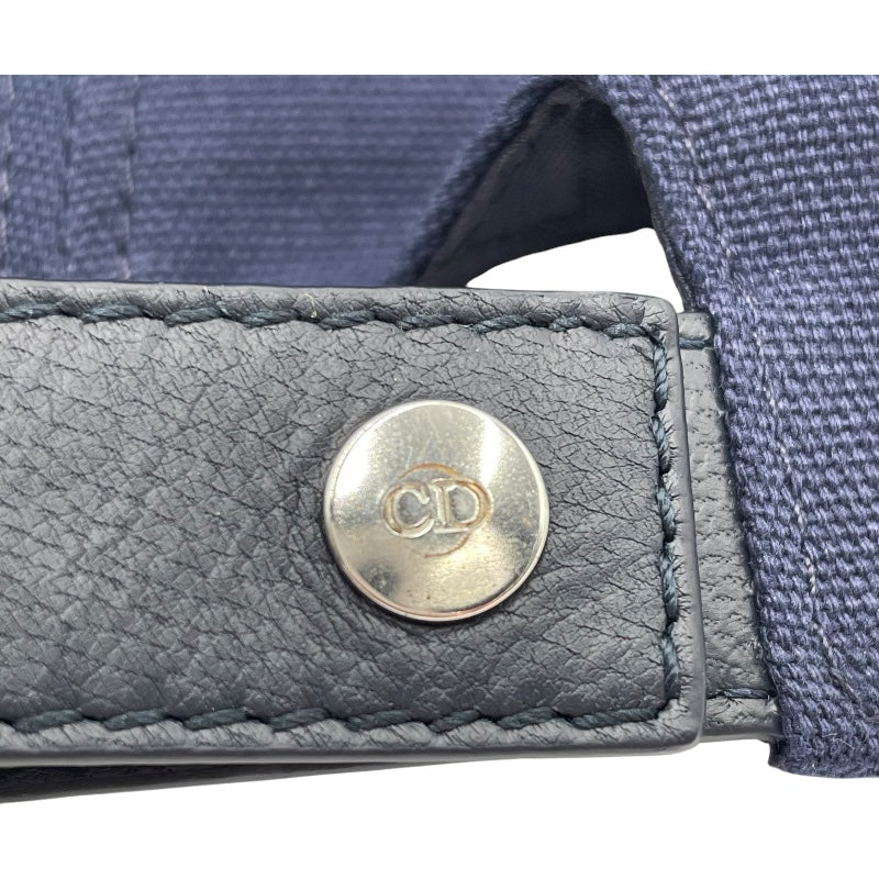 クリスチャン・ディオール Christian Dior ロゴ刺繍ベースボールキャップ 243C904G4511 ネイビー コットン レディース その他ファッション雑貨