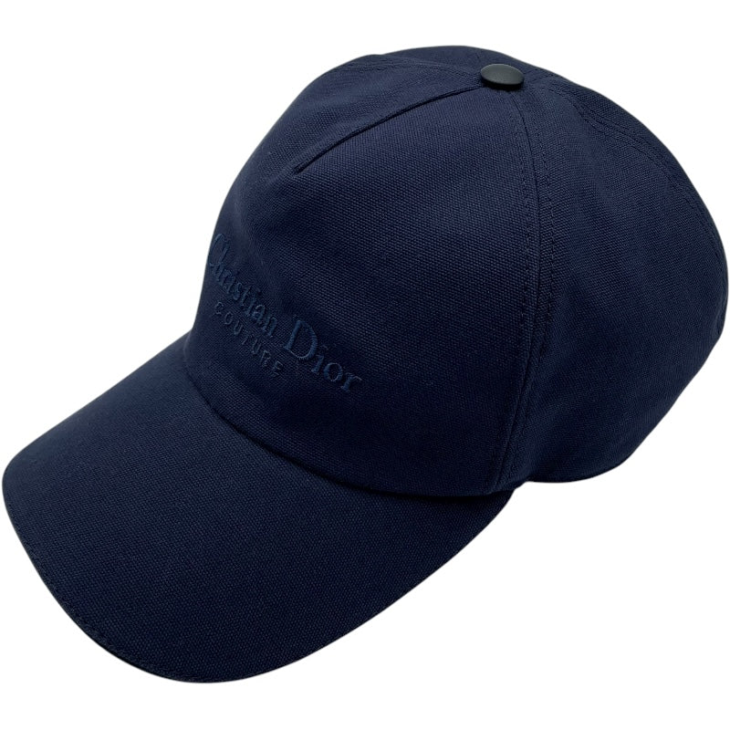 クリスチャン・ディオール Christian Dior ロゴ刺繍ベースボールキャップ 243C904G4511 ネイビー コットン レディース その他ファッション雑貨