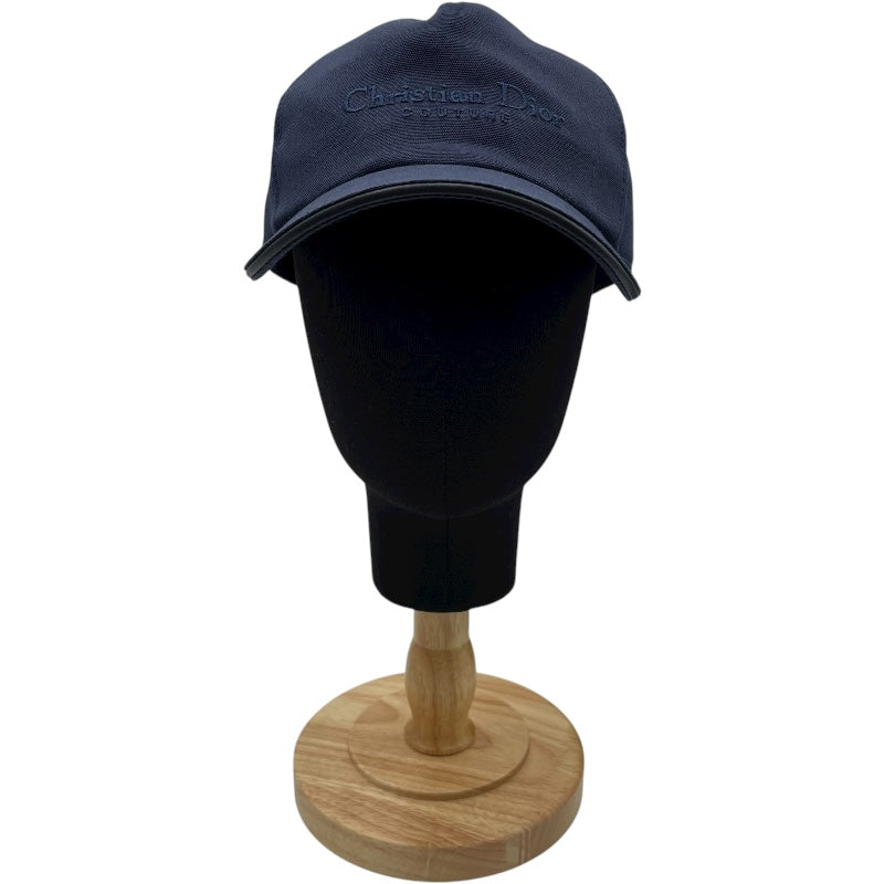 クリスチャン・ディオール Christian Dior ロゴ刺繍ベースボールキャップ 243C904G4511 ネイビー コットン レディース その他ファッション雑貨