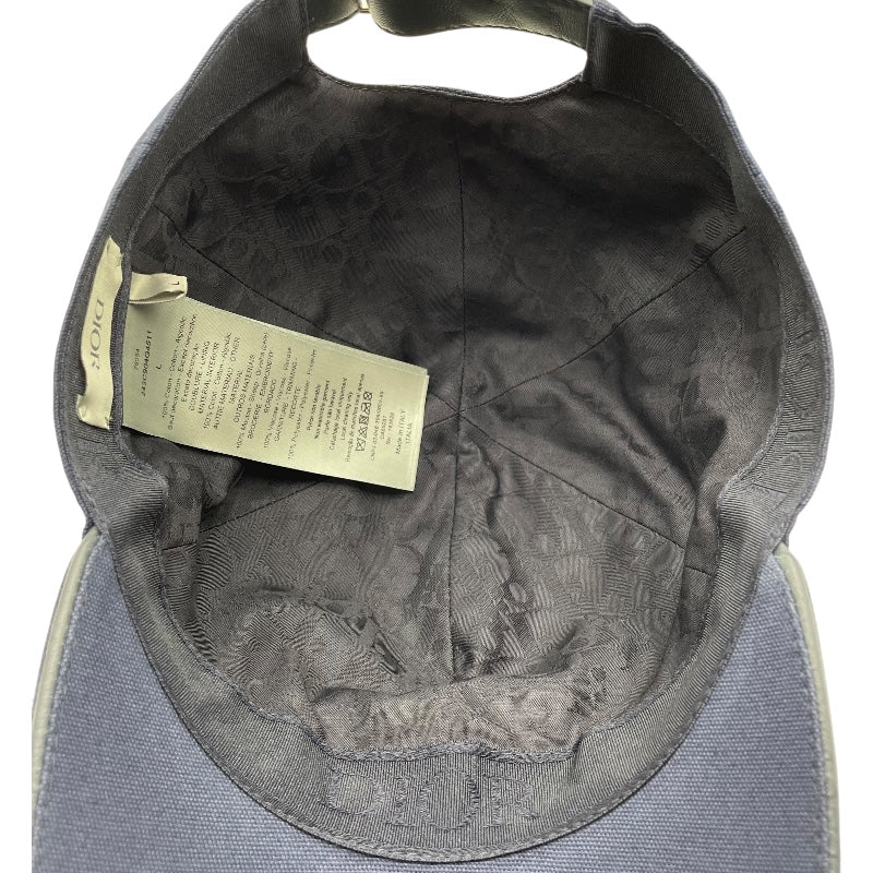 クリスチャン・ディオール Christian Dior ロゴ刺繍ベースボールキャップ 243C904G4511 ネイビー コットン レディース その他ファッション雑貨