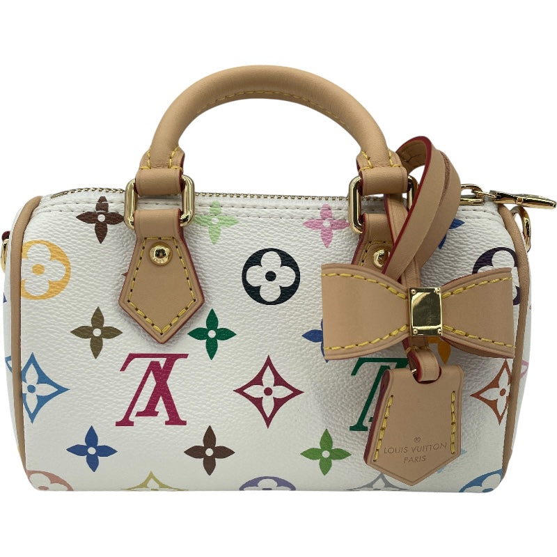 ルイ・ヴィトン LOUIS VUITTON LV×TM ナノ・スピーディ M13391 マルチカラー モノグラム レディース ショルダーバッグ