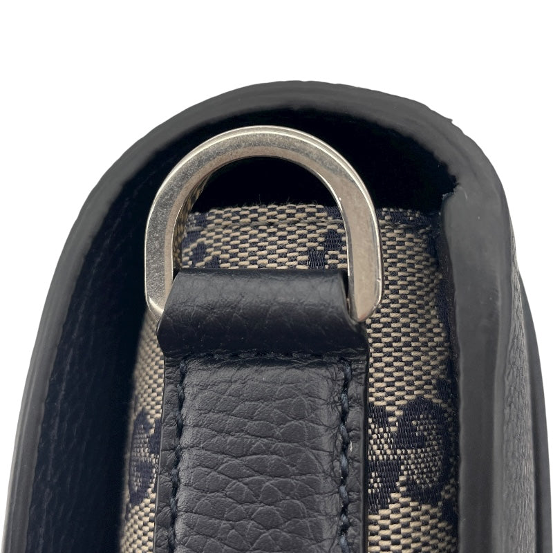 グッチ GUCCI GGメンズ クロスボディバッグ 794872 ネイビー GGキャンバス レディース ショルダーバッグ