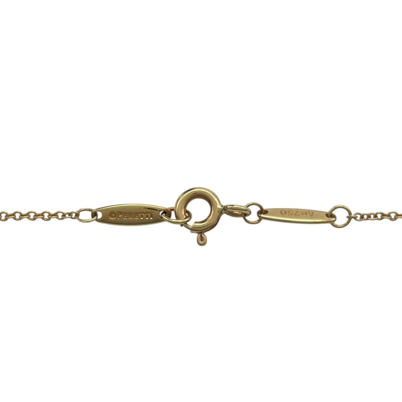 ティファニー TIFFANY＆CO バイザヤードネックレス ゴールド Au750 ジュエリー