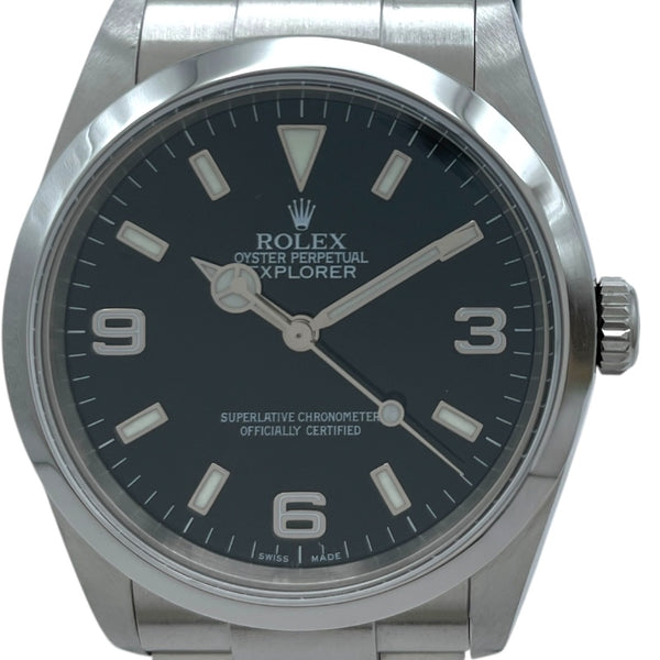 ロレックス ROLEX エクスプローラー1 114270 ブラック SS 自動巻き メンズ 腕時計