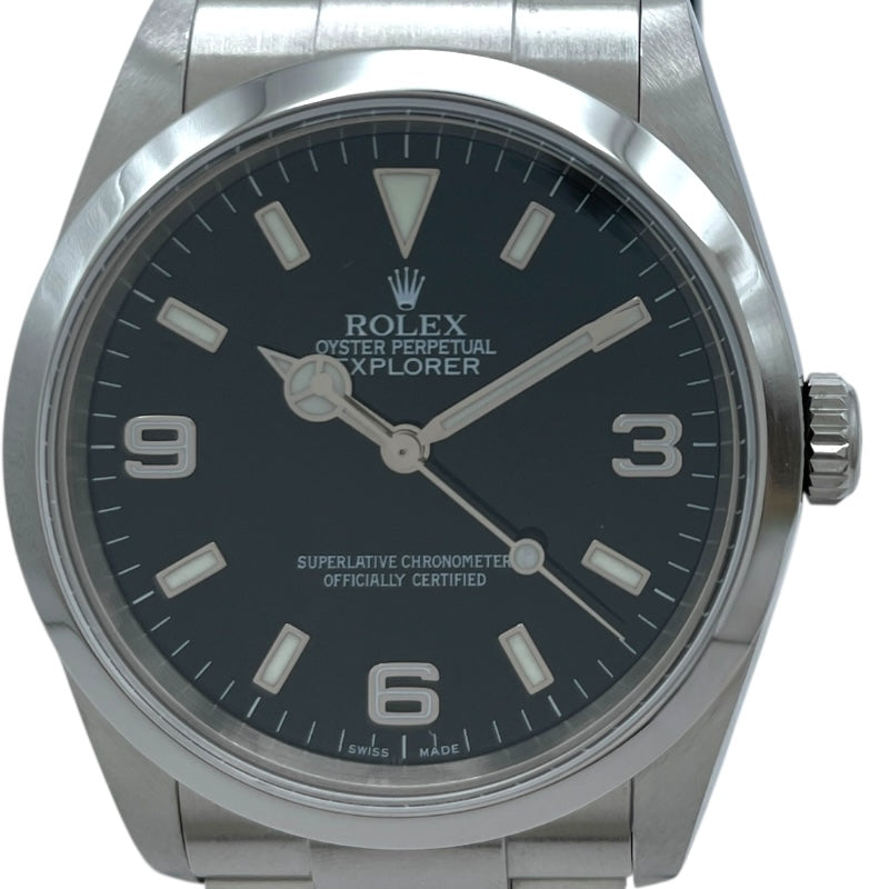 ロレックス ROLEX エクスプローラー1 114270 ブラック SS 自動巻き メンズ 腕時計