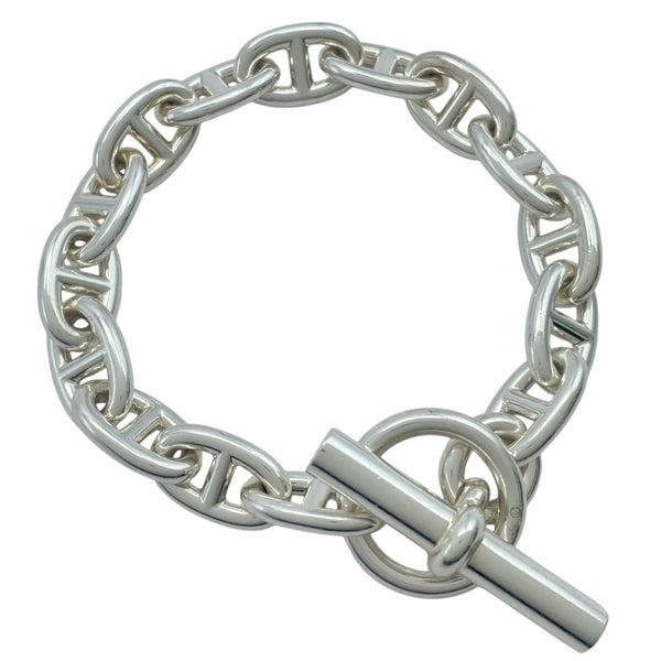 エルメス HERMES シェーヌダンクルブレスMM 15コマ シルバー Ag925