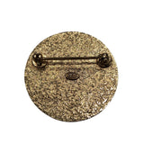 シャネル CHANEL ココマークブローチ　 ゴールド×ホワイト メッキ×プラスチック/ストーン アクセサリー