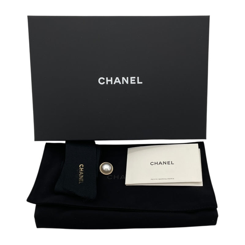シャネル CHANEL フラップ フォン ショルダー AP2096 ブラック GD金具 キャビアスキン レディース ショルダーバッグ