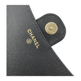 シャネル CHANEL フラップ フォン ショルダー AP2096 ブラック GD金具 キャビアスキン レディース ショルダーバッグ