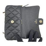 シャネル CHANEL フラップ フォン ショルダー AP2096 ブラック GD金具 キャビアスキン レディース ショルダーバッグ