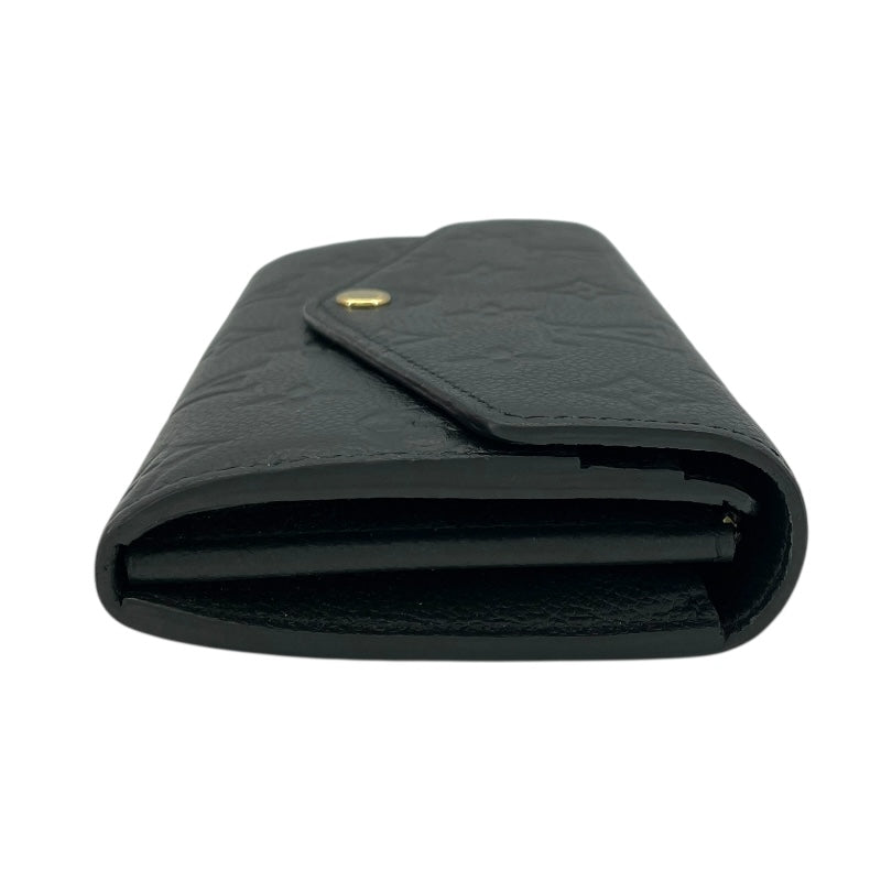 ルイ・ヴィトン LOUIS VUITTON ポルトフォイユサラ M82257 ノワール モノグラムアンプラント レディース 長財布