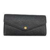 ルイ・ヴィトン LOUIS VUITTON ポルトフォイユサラ M82257 ノワール モノグラムアンプラント レディース 長財布