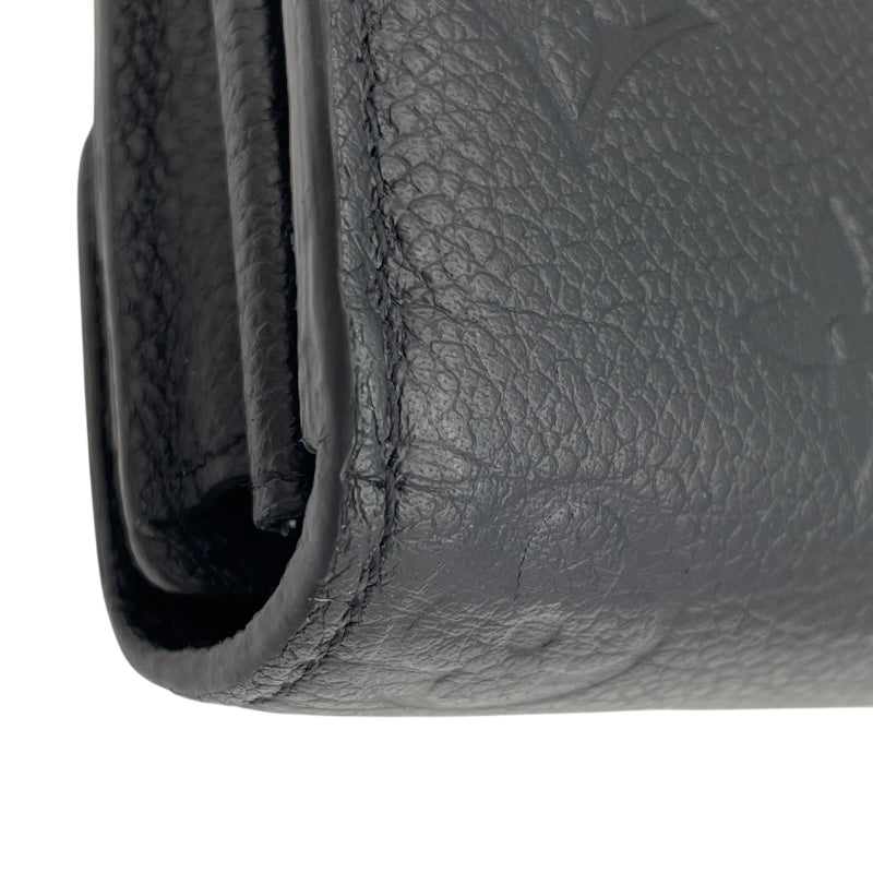 ルイ・ヴィトン LOUIS VUITTON ポルトフォイユサラ M82257 ノワール モノグラムアンプラント レディース 長財布