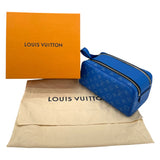ルイ・ヴィトン LOUIS VUITTON ドップキット M30849 ブルー タイガラマ メンズ セカンドバッグ
