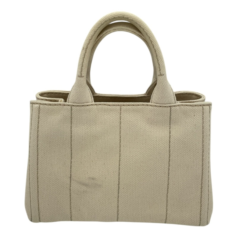 プラダ PRADA カナパ ミニ 1BG439 アイボリー キャンバス レディース ショルダーバッグ
