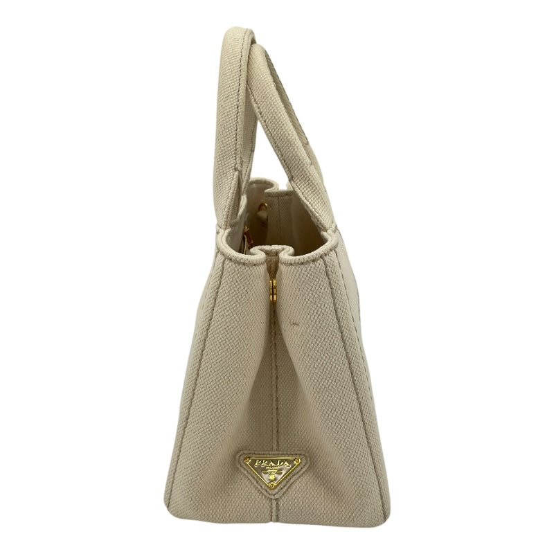 プラダ PRADA カナパ ミニ 1BG439 アイボリー キャンバス レディース ショルダーバッグ