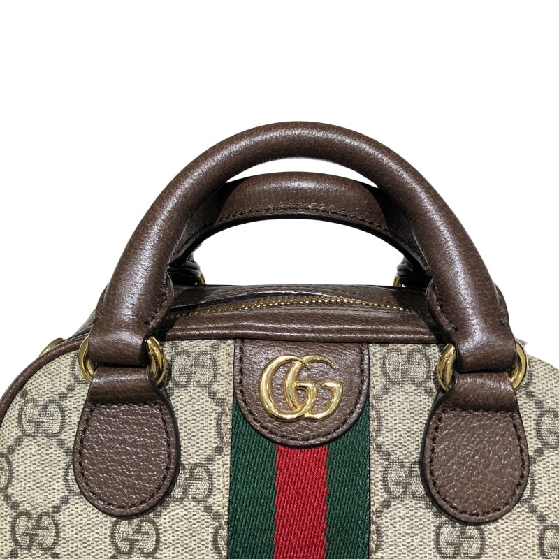 グッチ GUCCI オフィディア２WAYミニハンドバッグ 724606 ブラウン GGスプリーム レディース ショルダーバッグ