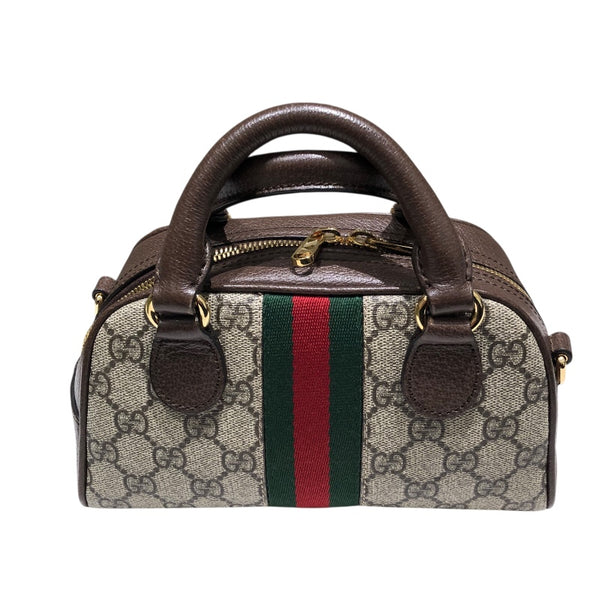 グッチ GUCCI オフィディア２WAYミニハンドバッグ 724606 ブラウン GGスプリーム レディース ショルダーバッグ