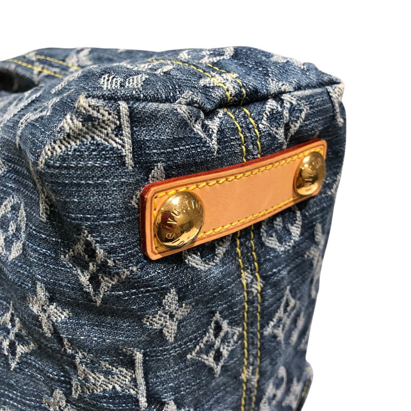 ルイ・ヴィトン LOUIS VUITTON バキーPM M95049 ブルー デニム レディース ショルダーバッグ