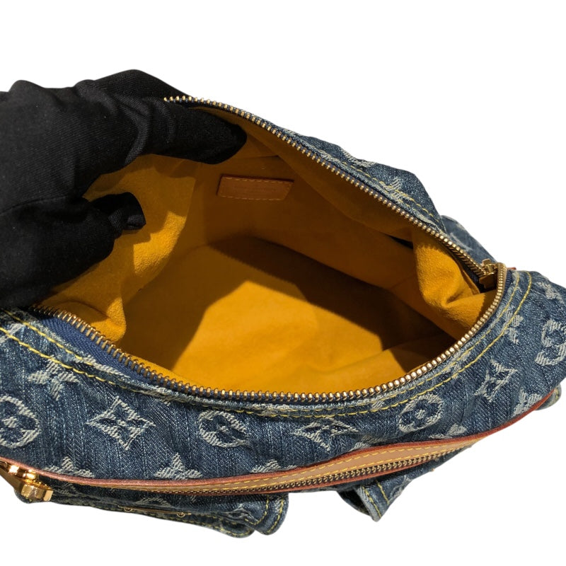 ルイ・ヴィトン LOUIS VUITTON バキーPM M95049 ブルー デニム レディース ショルダーバッグ