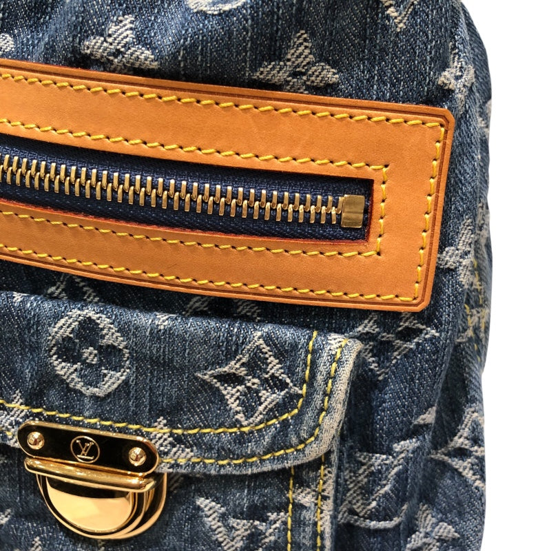 ルイ・ヴィトン LOUIS VUITTON バキーPM M95049 ブルー デニム レディース ショルダーバッグ