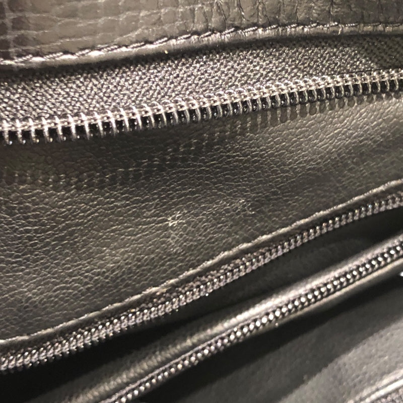 クリスチャン・ディオール Christian Dior CDオーバルロゴトート ブラック レザー レディース トートバッグ