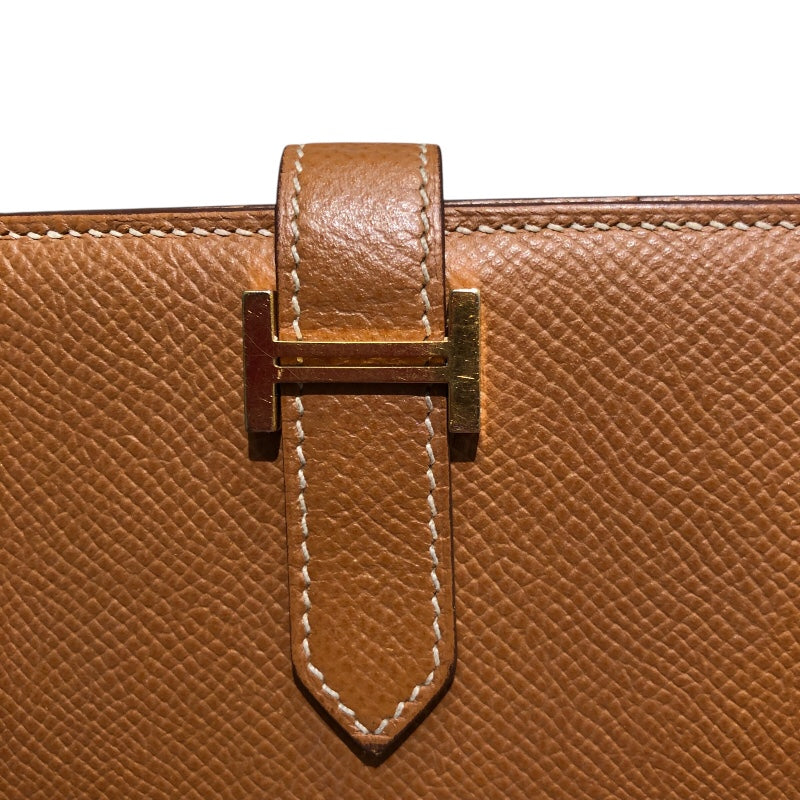 エルメス HERMES ベアンスフレ C刻 ゴールドGD金具 エプソン レディース 長財布